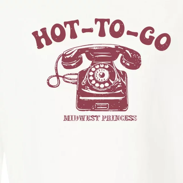 Hot To Go Wlw Midwest Princess Queer Cropped Pullover Crew