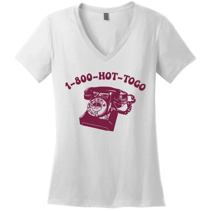 Hot To Go Wlw Midwest Princess Queer. Women's V-Neck T-Shirt