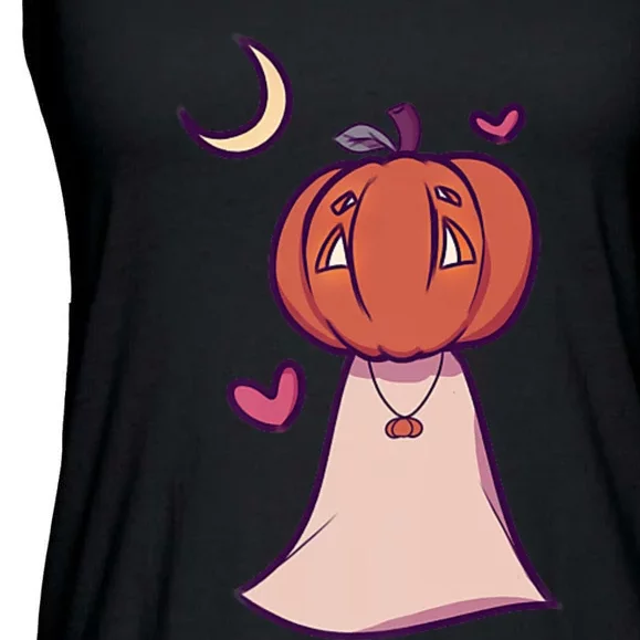 Haunted Threads: Ghoulish Glam Ladies Essential Flowy Tank