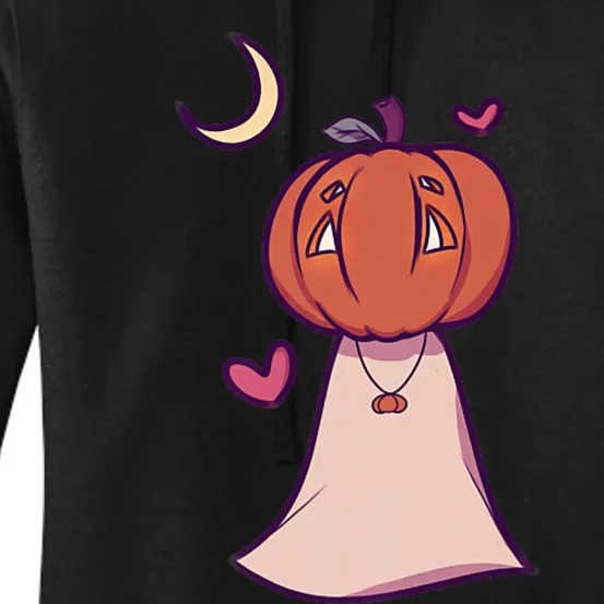 Haunted Threads: Ghoulish Glam Women's Pullover Hoodie