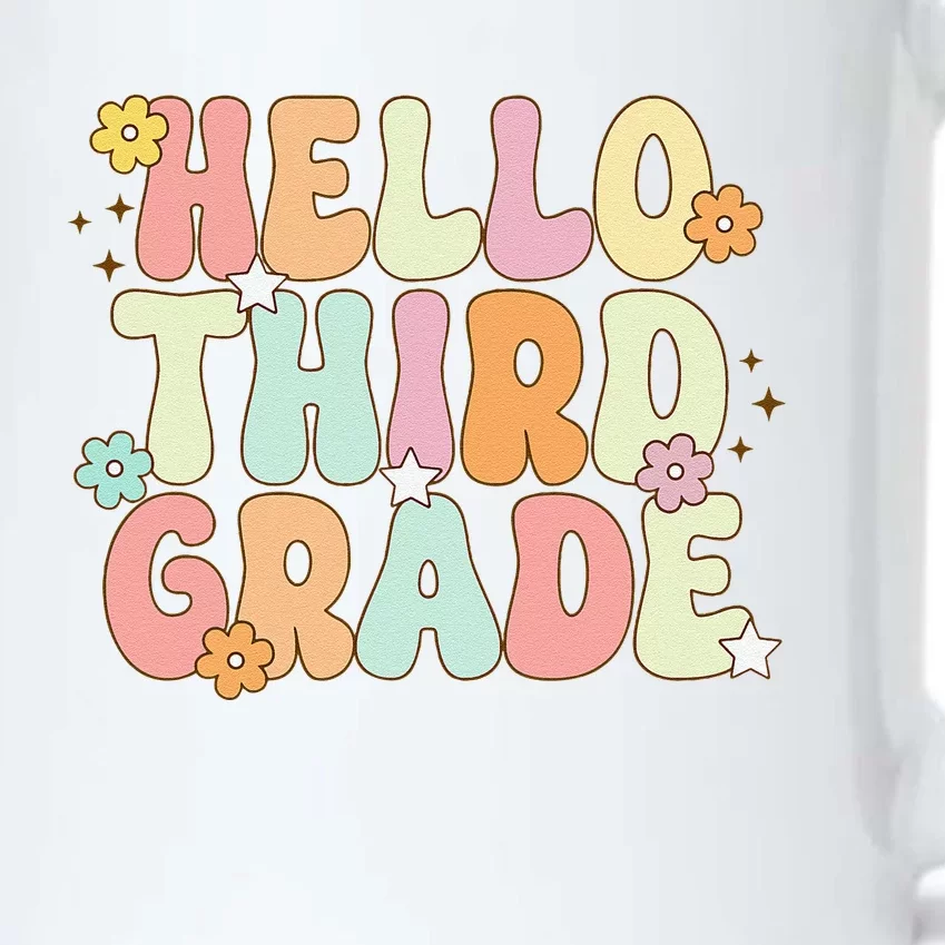 Hello Third Grade Team 3rd Grade Back To School Teacher Black Color Changing Mug