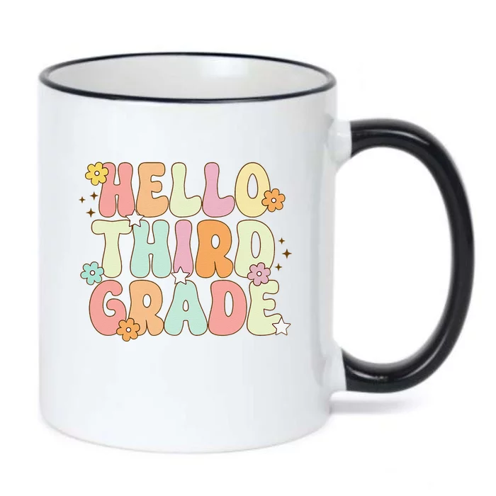 Hello Third Grade Team 3rd Grade Back To School Teacher Black Color Changing Mug