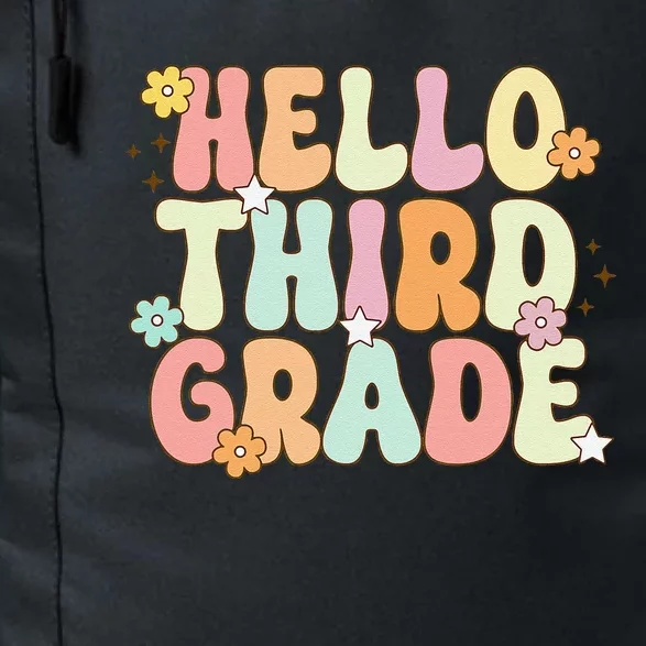 Hello Third Grade Team 3rd Grade Back To School Teacher Daily Commute Backpack