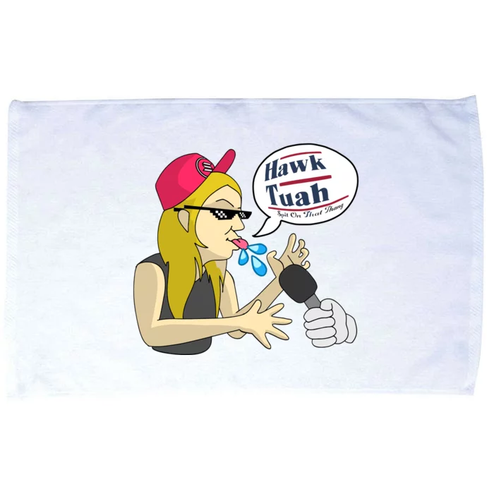 Hawk Tuah Girl Spit On That Thang Microfiber Hand Towel