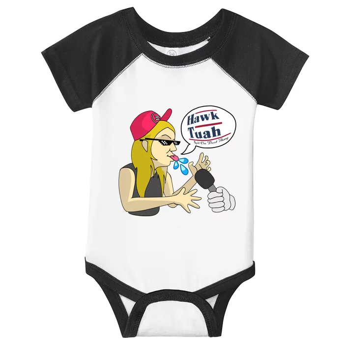 Hawk Tuah Girl Spit On That Thang Infant Baby Jersey Bodysuit