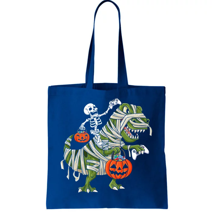 Halloween Trex Gaming Controller Halloween Video Game Cute Gift Tote Bag