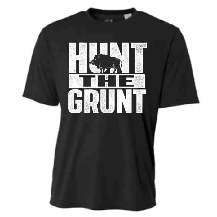 Hunt The Grunt - Boar Hunting Wild Hog Hunter Cooling Performance Crew T-Shirt