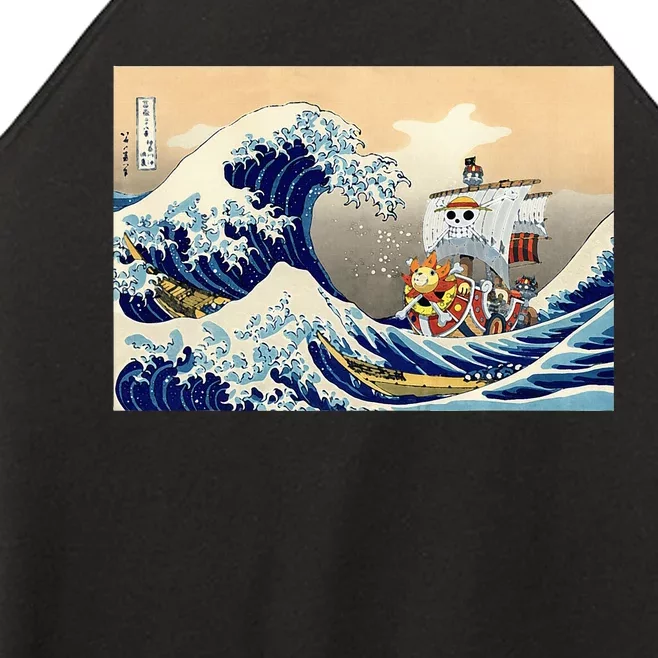 Hokusai The Great Wave Off Kanagawa Japanese Art Anime Women’s Perfect Tri Rocker Tank