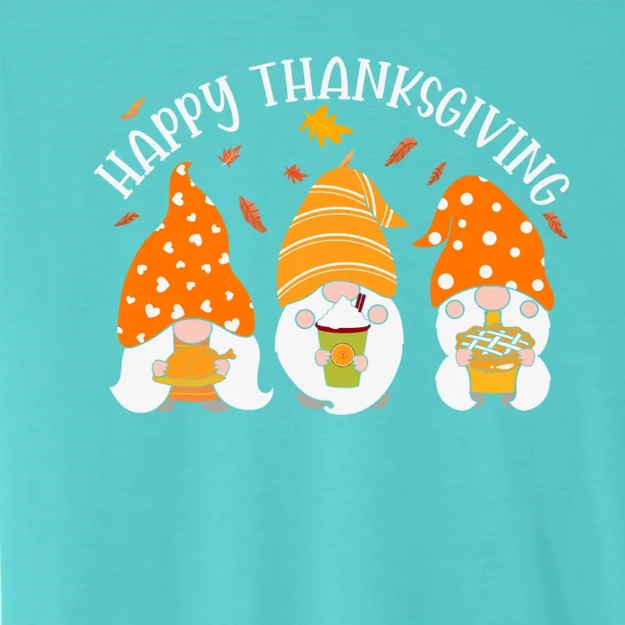 Happy Thanksgiving Gnome Festive Holiday ChromaSoft Performance T-Shirt