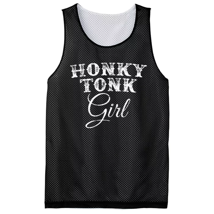 Honky Tonk Girl The Original Country Music Mesh Reversible Basketball Jersey Tank