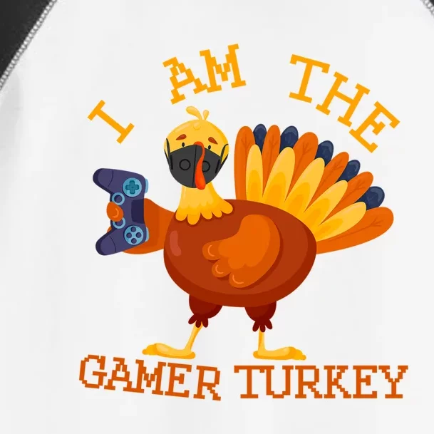 Happy Thanksgiving Gamer Turkey Mask Matching Family Group Gift Toddler Fine Jersey T-Shirt