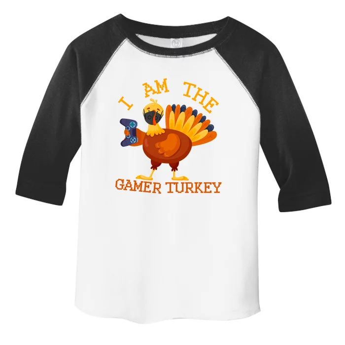 Happy Thanksgiving Gamer Turkey Mask Matching Family Group Gift Toddler Fine Jersey T-Shirt