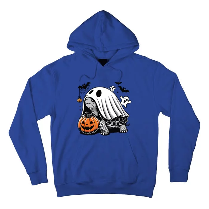 Halloween Turtle Ghost Pumpkin Costume Terrapin Tortoise Tall Hoodie