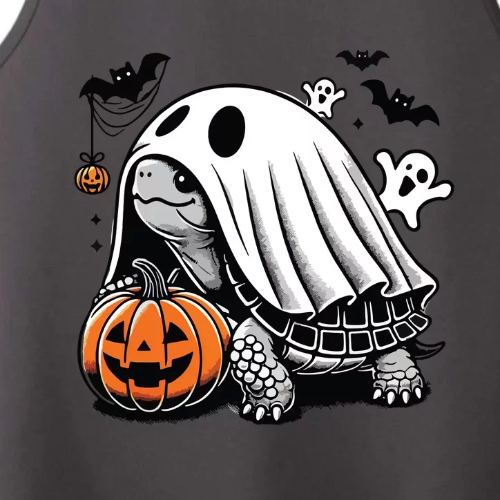 Halloween Turtle Ghost Pumpkin Costume Terrapin Tortoise Performance Tank