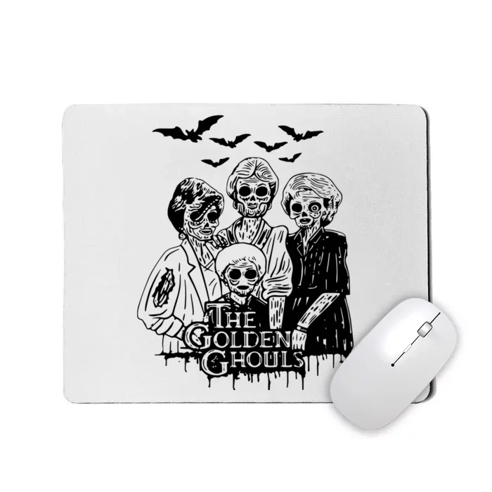 Halloween The Golden Ghouls Zombie Scary Horror Mousepad