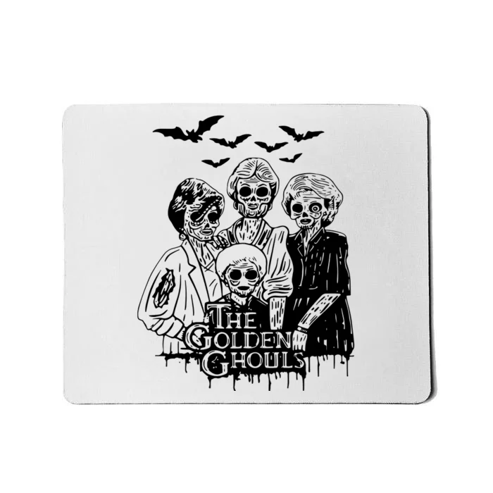 Halloween The Golden Ghouls Zombie Scary Horror Mousepad