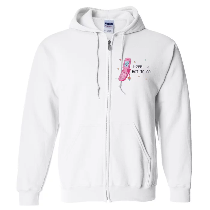 Hot To Go Lesbian Pride Full Zip Hoodie