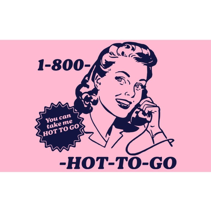 Hot To Go Lesbian Pride Sapphic Bumper Sticker