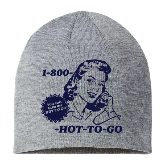 Hot To Go Lesbian Pride Sapphic 8 1/2in Sustainable Knit Beanie