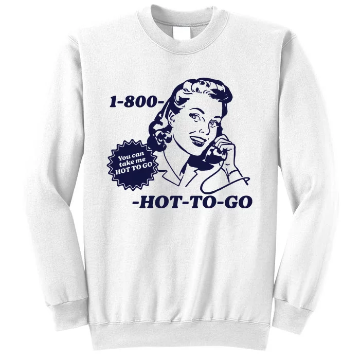 Hot To Go Lesbian Pride Sapphic Sweatshirt