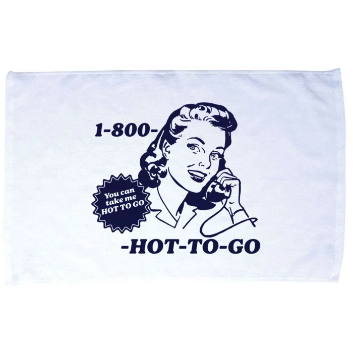 Hot To Go Lesbian Pride Sapphic Microfiber Hand Towel