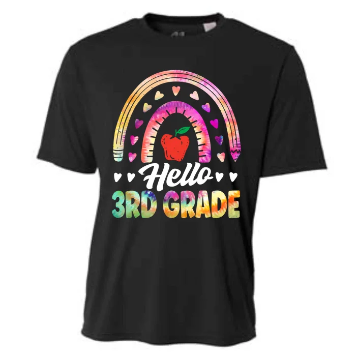 Hello Third Grade Back To School 3Rd Grade Squad Teacher Gift Cooling Performance Crew T-Shirt