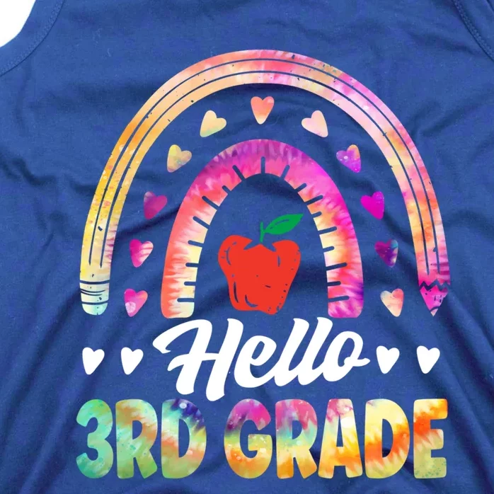 Hello Third Grade Back To School 3Rd Grade Squad Teacher Gift Tank Top