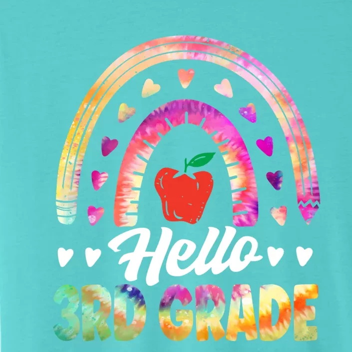 Hello Third Grade Back To School 3Rd Grade Squad Teacher Gift ChromaSoft Performance T-Shirt