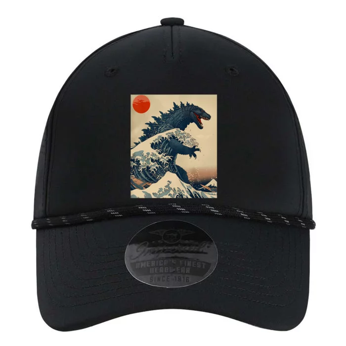 Hokusai The Great Kaiju Off Kanagawa Vintage Japanese Art Performance The Dyno Cap