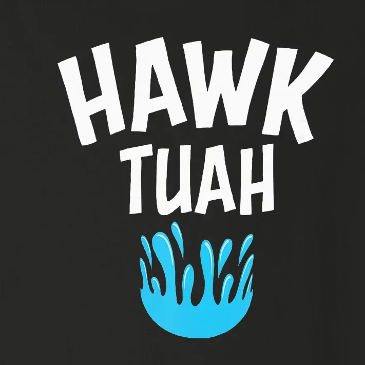 Hawk Tuah Toddler Long Sleeve Shirt