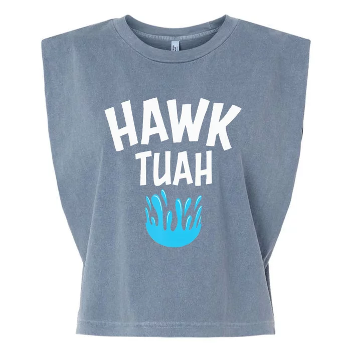 Hawk Tuah Garment-Dyed Women's Muscle Tee