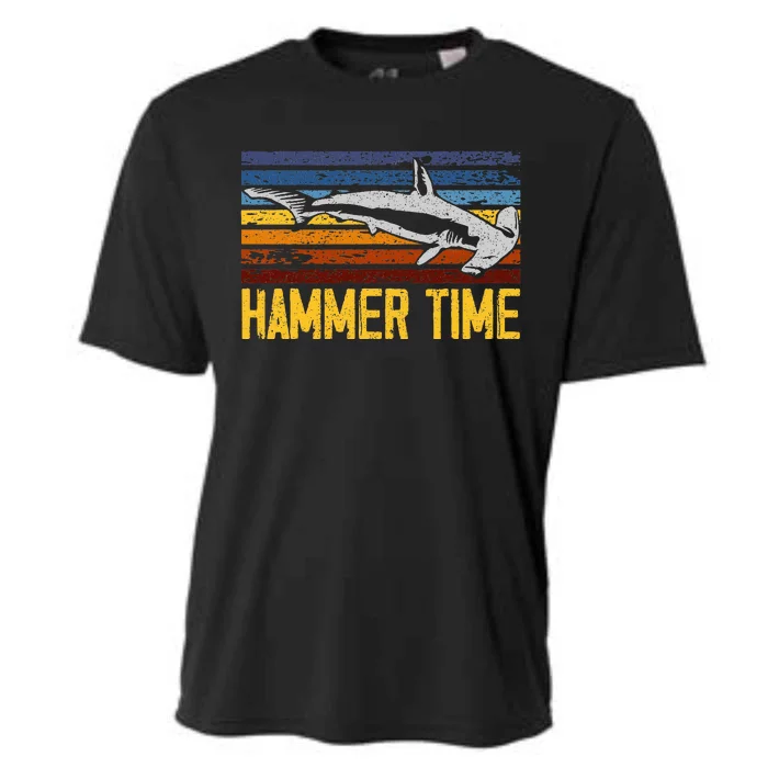 Hammer Time Hammerhead Shark Marine Biology Animal Cooling Performance Crew T-Shirt