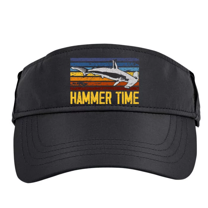 Hammer Time Hammerhead Shark Marine Biology Animal Adult Drive Performance Visor