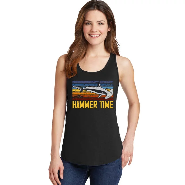 Hammer Time Hammerhead Shark Marine Biology Animal Ladies Essential Tank