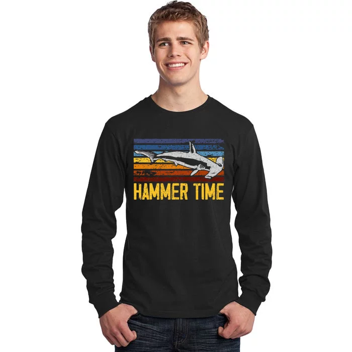 Hammer Time Hammerhead Shark Marine Biology Animal Tall Long Sleeve T-Shirt