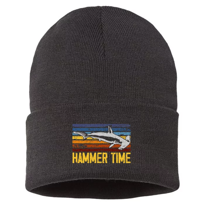 Hammer Time Hammerhead Shark Marine Biology Animal Sustainable Knit Beanie