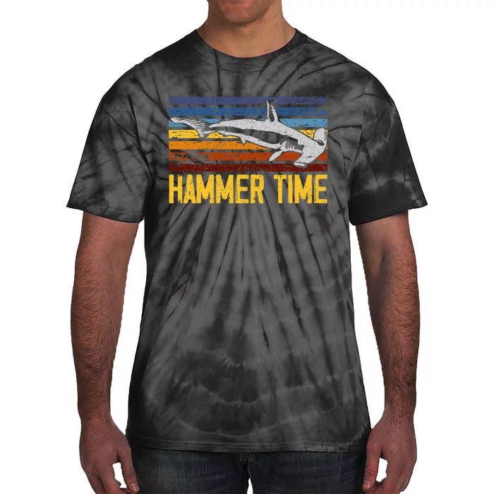 Hammer Time Hammerhead Shark Marine Biology Animal Tie-Dye T-Shirt