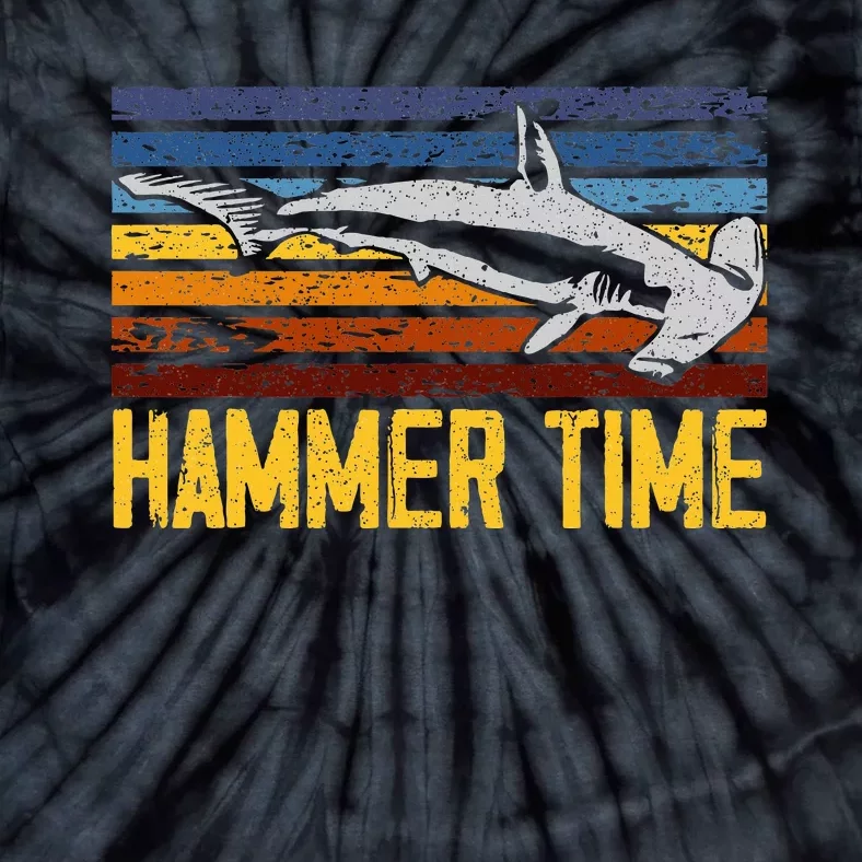 Hammer Time Hammerhead Shark Marine Biology Animal Tie-Dye T-Shirt