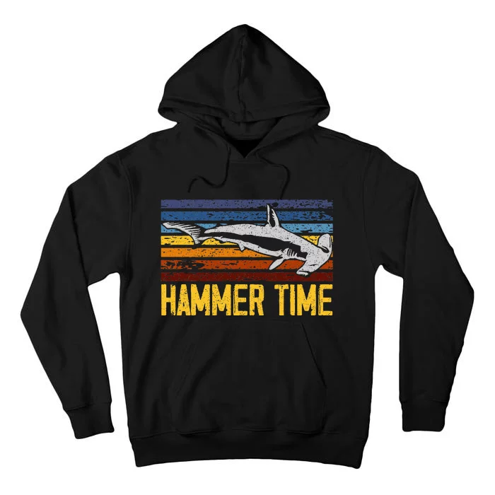 Hammer Time Hammerhead Shark Marine Biology Animal Tall Hoodie