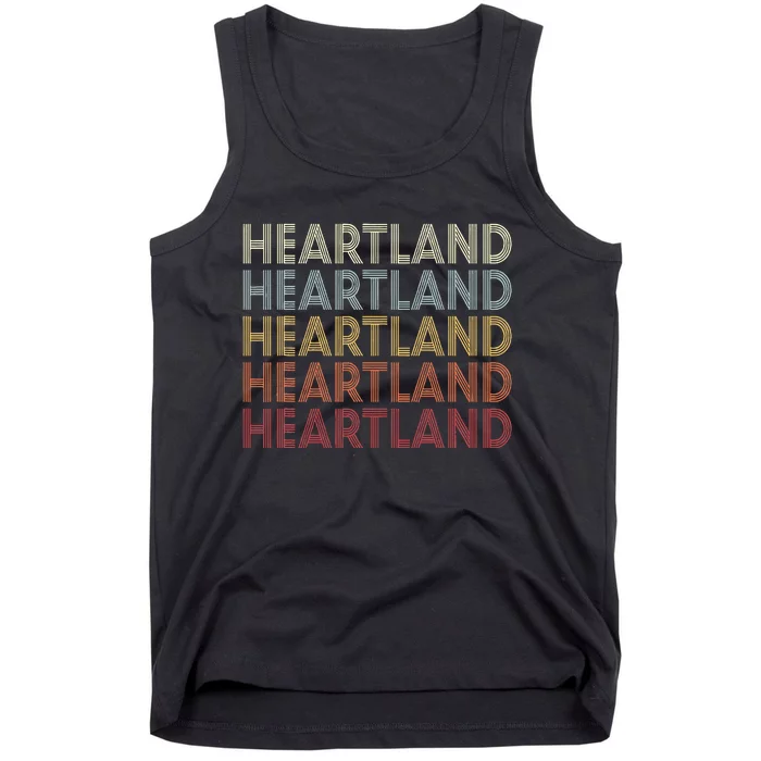 Heartland Texas Heartland Tx Vintage Text Tank Top