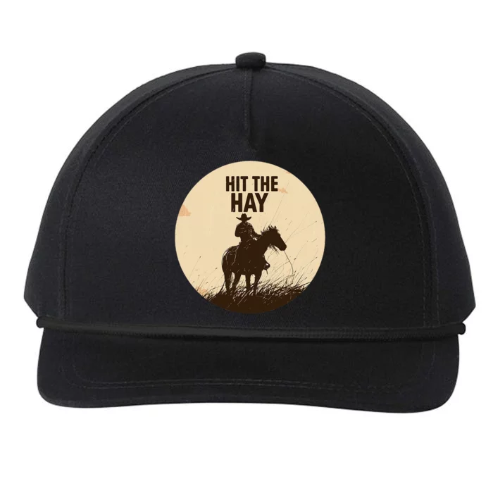 Hit The Hay Cowboy Sleep Wear Costume Snapback Five-Panel Rope Hat