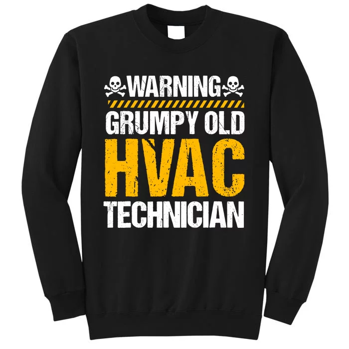 Hvac Technician Hvacr Tech Work Mechanic Installer Service Tall Sweatshirt