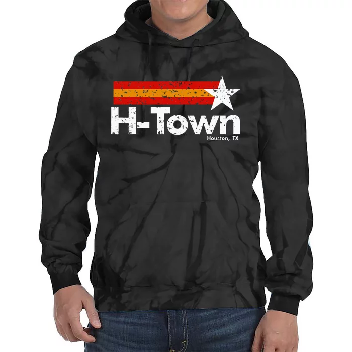 H Town Houston Texas Tie Dye Hoodie