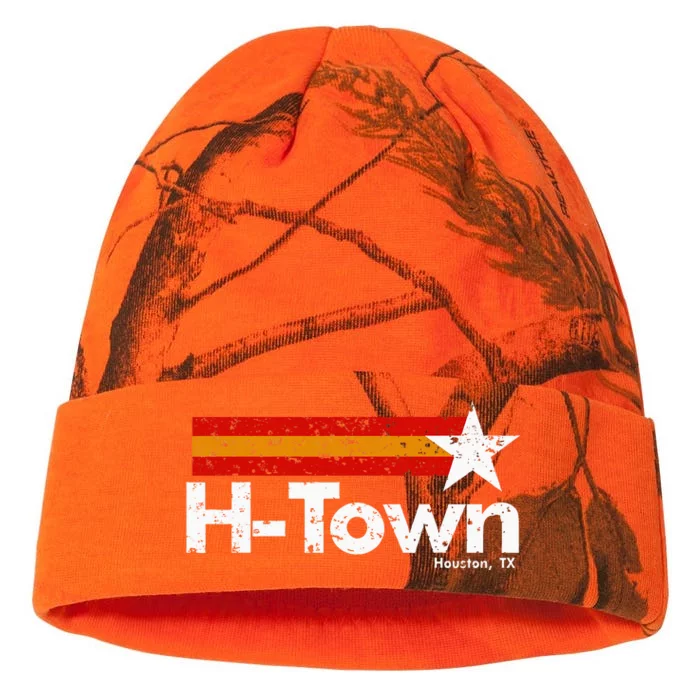 H Town Houston Texas Kati - 12in Camo Beanie