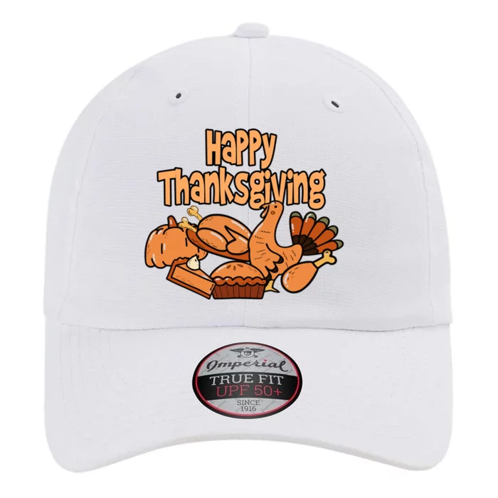 Happy Thanksgiving Holiday Festive Turkey The Original Performance Cap