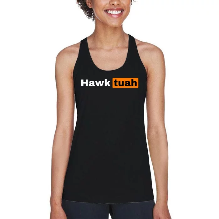 Hawk Tuah Women's Racerback Tank