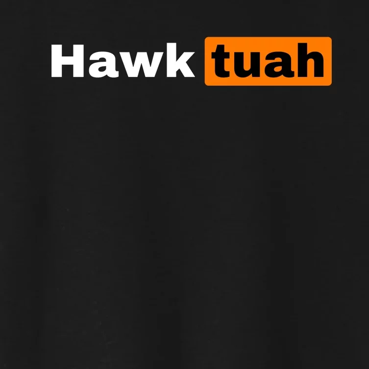 Hawk Tuah Women's Crop Top Tee