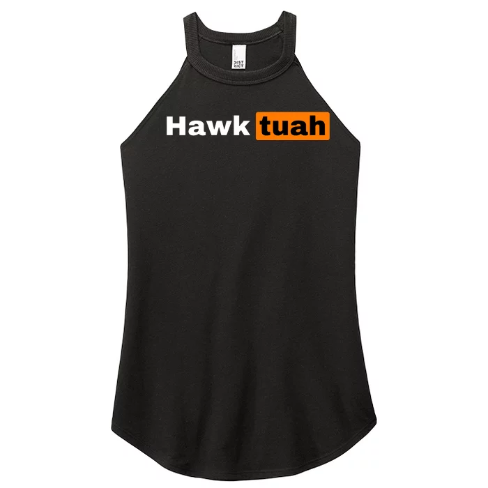 Hawk Tuah Women’s Perfect Tri Rocker Tank