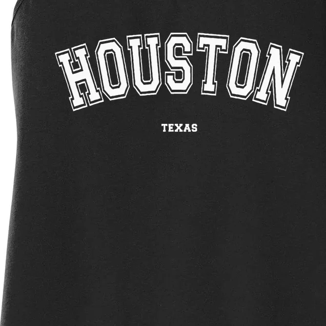 Houston Texas Women's Racerback Tank