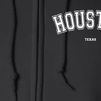 Houston Texas Full Zip Hoodie